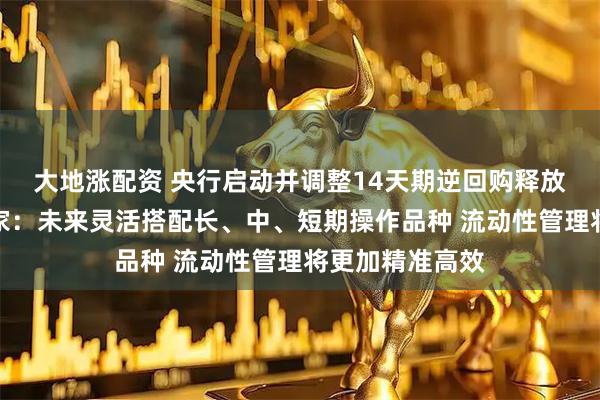 大地涨配资 央行启动并调整14天期逆回购释放什么信息？专家：未来灵活搭配长、中、短期操作品种 流动性管理将更加精准高效